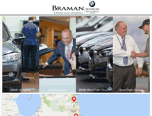 Tablet Screenshot of bramanbmw.com